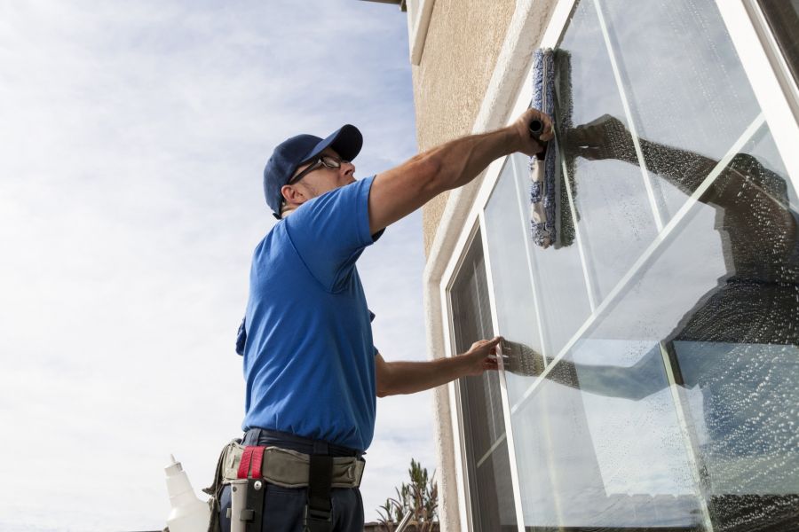 Commercial Window Cleaning by System4 of Washington