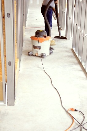 Construction cleaning by System4 of Washington