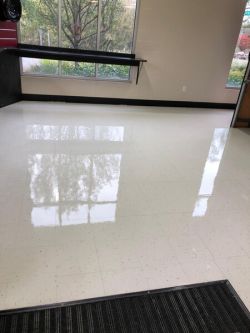 Floor stripping by System4 of Washington